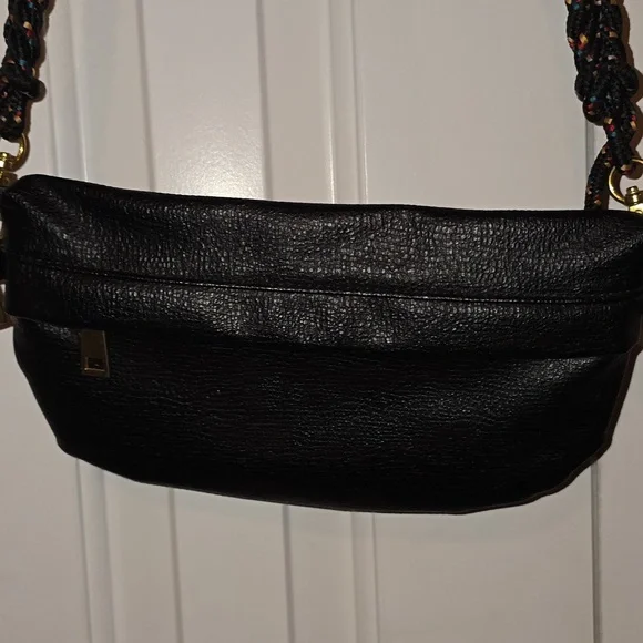 Anthropology Faux Leather Crossbody Convertible Bag - Picture 2 of 7